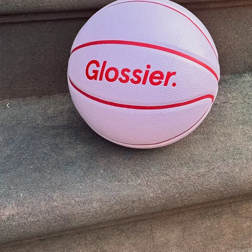 Glossier Pink and Red Basketball Set - Picture 4 of 5